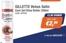 e-tec Gillette venus satin care gel shea butter Angebot