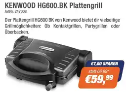 e-tec Kenwood hg600.bk plattengrill Angebot