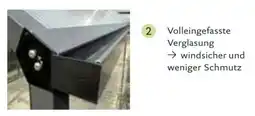 Dehner Volleingefasste Verglasung windsicher und weniger Schmutz Angebot