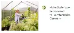 Dehner Hohe Steh- bzw. Seitenwand komfortables Gärtnern Angebot