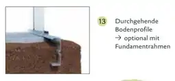 Dehner Durchgehende Bodenprofile optional mit Fundamentrahmen Angebot