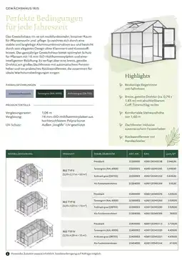 Dehner Gewächshaus iris Angebot