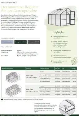 Dehner Gewächshaus nelke Angebot