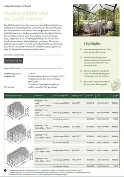 Dehner Gewächshaus aptasia Angebot