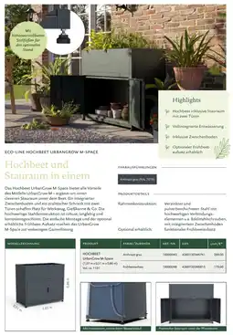 Dehner Hochbeet und Stauraum in einem Angebot