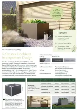 Dehner Robustes Hochbeet in elegantem Design Angebot