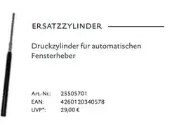 Dehner Ersatzzylinder Angebot