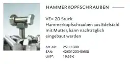 Dehner Hammerkopfschrauben Angebot