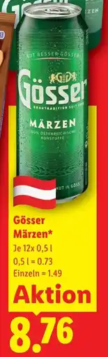 Lidl Gösser Märzen Angebot