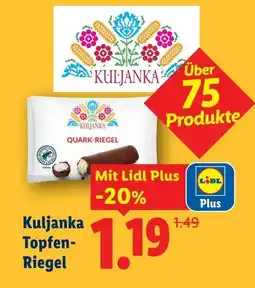Lidl Kuljanka Topfen- Riegel Angebot