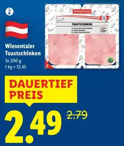 Lidl Wiesentaler Toastschinken Angebot