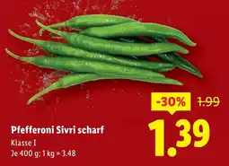 Lidl Pfefferoni Sivri scharf Angebot
