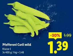 Lidl Pfefferoni Carli mild Angebot