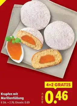 Lidl Krapfen mit Marillenfüllung Angebot