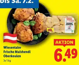 Lidl Wiesentaler Frische Maishendl Oberkeulen Angebot