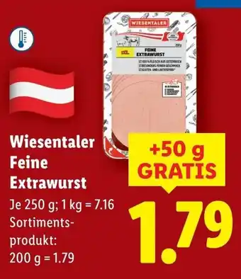 Lidl Wiesentaler Feine Extrawurst Angebot