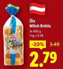 Lidl Ölz Milch Brötle Angebot