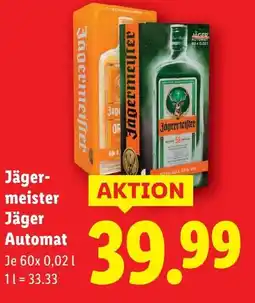 Lidl Jäger- meister Jäger Automat Angebot