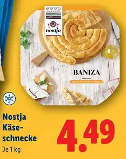 Lidl Nostja Käse- schnecke Angebot