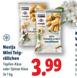 Lidl Nostja Mini Teig- röllchen Angebot