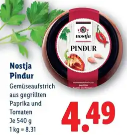 Lidl Nostja pindur Angebot
