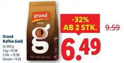 Lidl Grand Kaffee Gold Angebot