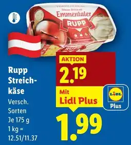 Lidl Rupp Streich- käse Angebot