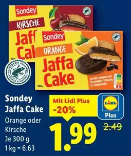 Lidl Sondey Jaffa Cake Angebot