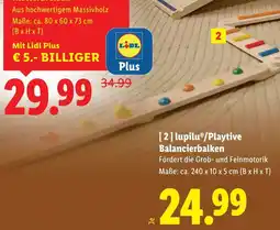 Lidl Lupilu /playtive Balancierbalken Angebot