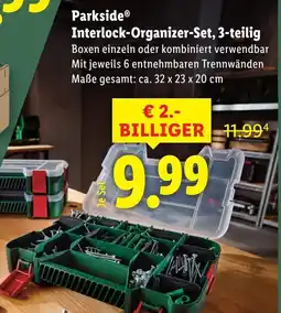 Lidl Interlock-Organizer-Set Angebot