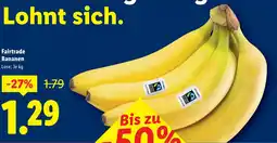 Lidl Fairtrade Bananen Angebot