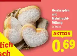 Lidl Herzkrapfen mit Mehrfrucht- füllung Angebot
