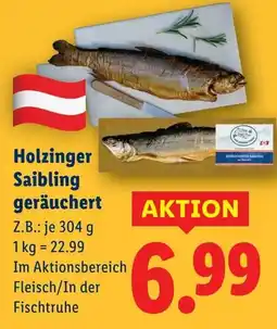 Lidl Holzinger Saibling geräuchert Angebot