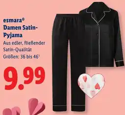 Lidl Damen Satin- Pyjama Angebot