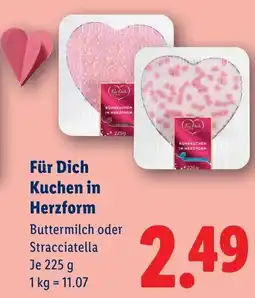 Lidl Für Dich Kuchen in Herzform Angebot