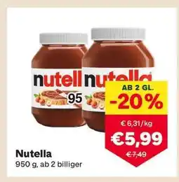 MPreis Nutella Angebot