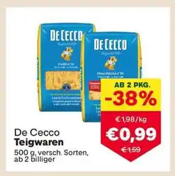 MPreis De Cecco Teigwaren Angebot
