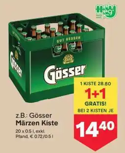 MPreis Gösser Märzen Kiste Angebot