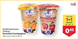 MPreis Erlebnissennerei Zillertal Heumilch Fruchtjoghurt Angebot
