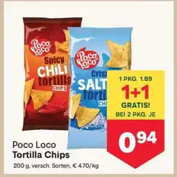 MPreis Poco Loco Tortilla Chips Angebot