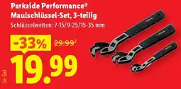 Lidl Parkside Performance Maulschlüssel Set 3 teilig Angebot