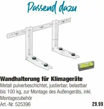 Hellweg Wandhalterung Für Klimageräte Angebot