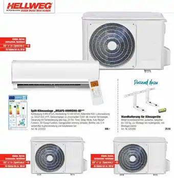Hellweg Split-Klimaanlage MSAF5-09HRDN8-QE Angebot
