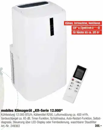 Hellweg Mobiles Klimagerät KR-Serie 12.000 Angebot