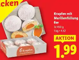 Lidl Krapfen mit Marillenfüllung 6er Angebot