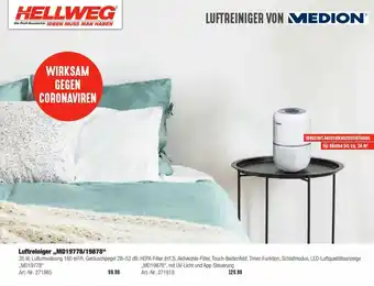 Hellweg Luftreiniger MD19778/19878 Angebot