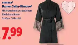 Lidl esmara Damen Satin Kimono Angebot