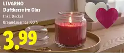 Lidl Livarno duftkerze im glas Angebot