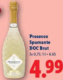 Lidl Prosecco spumante doc brut Angebot