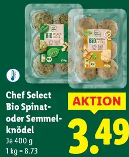 Lidl Chef Select Bio Spinatoder Semmelknödel Angebot